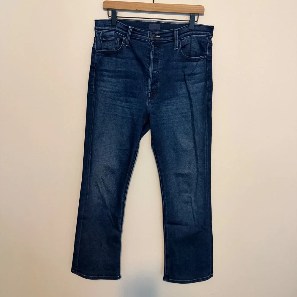 Mother jeans The Tripper Ankle Homecoming High 31 high rise dark wash denim boho